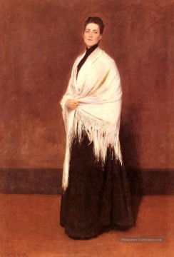 Portrait de MrsCSHAWL William Merritt Chase Peinture à l'huile